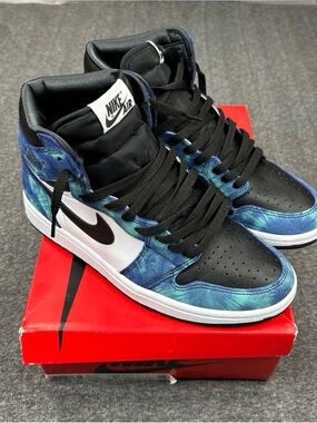 Nike Air Jordan 1 Retro High OG Tie Dye Womens 8.5 CD0461-100 Sneakers OG Box